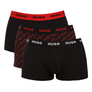 3PACK pánské boxerky HUGO vícebarevné (50532550 065) S
