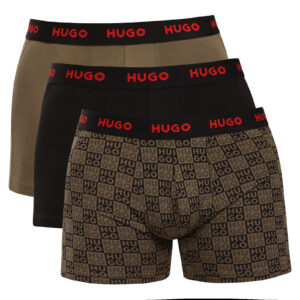 3PACK pánské boxerky HUGO vícebarevné (50532559 341) S