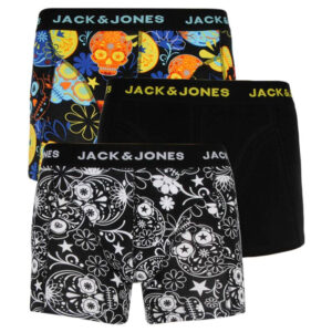 3PACK pánské boxerky Jack and Jones vícebarevné (12185485) M
