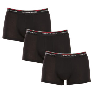 3PACK pánské boxerky Tommy Hilfiger černé (1U87903841 990) L