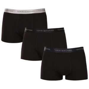 3PACK pánské boxerky Tommy Hilfiger černé (UM0UM03411 0R3) L