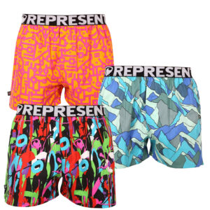 3PACK pánské trenky Represent exclusive Mike (R2M-BOX-07313650) L