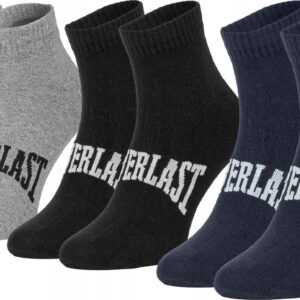 3PACK ponožky Everlast kotníkové vícebarevné (SKQ001-05) M