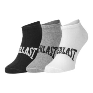 3PACK ponožky Everlast kotníkové vícebarevné (SKS001-04) L