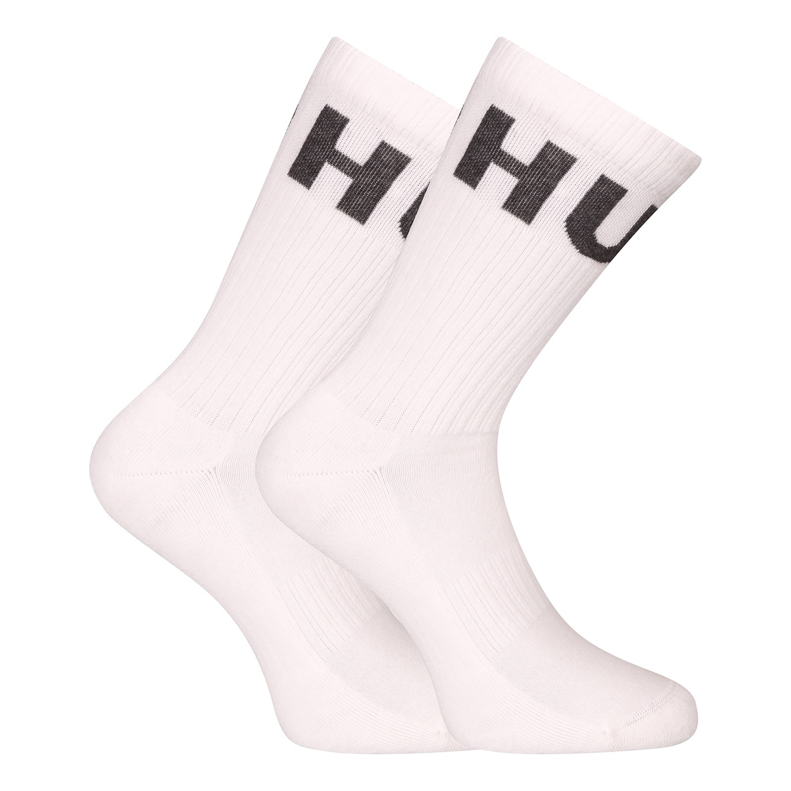 3PACK ponožky HUGO vysoké bílé (50531517 102) L - Obrázek 2