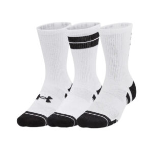 3PACK ponožky Under Armour bílé (1379515 101) M