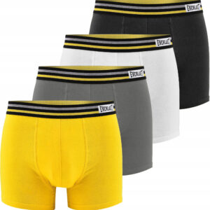 4PACK pánské boxerky Everlast vícebarevné (BM074-GYWB) XXL