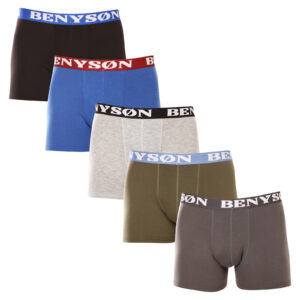 5PACK pánské boxerky Benysøn vícebarevné (4002) M