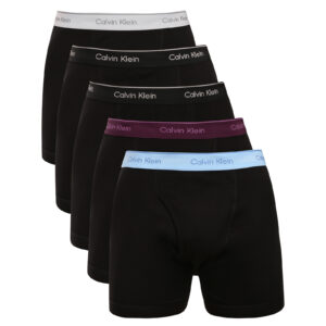 5PACK pánské boxerky Calvin Klein černé (NB1429-64Q) L