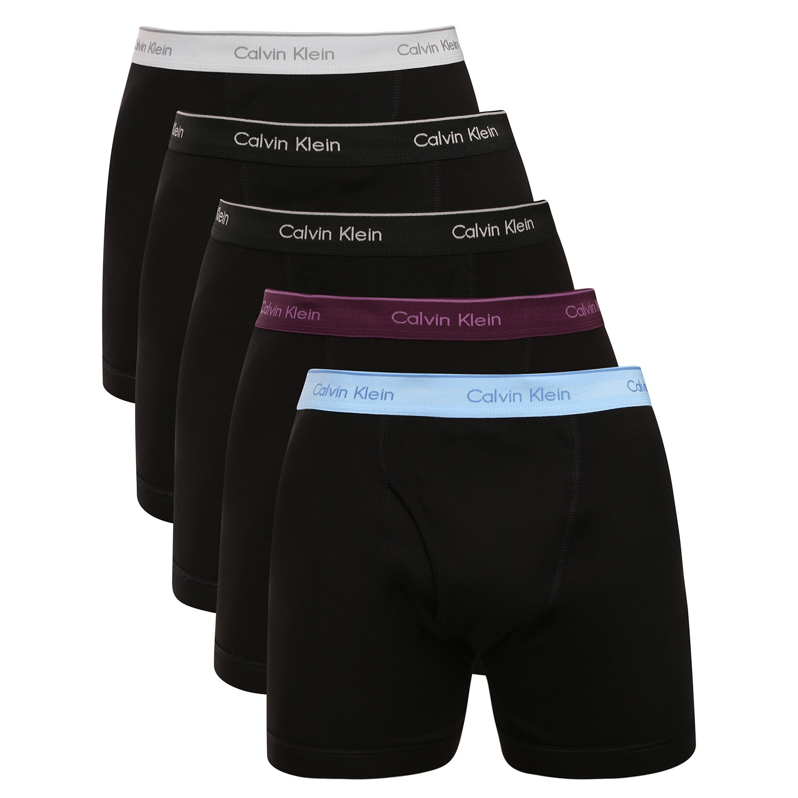 5PACK pánské boxerky Calvin Klein černé (NB1429-64Q) L