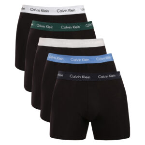 5PACK pánské boxerky Calvin Klein černé (NB3794A-JCZ) XL