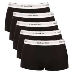 5PACK pánské boxerky Calvin Klein černé (NB4390-UB1) M