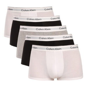 5PACK pánské boxerky Calvin Klein vícebarevné (NB4390-6H3) XL