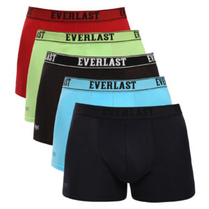 5PACK pánské boxerky Everlast vícebarevné (BM005-02) XXL