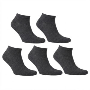 5PACK ponožky Bellinda nízké šedé (SS485508) M