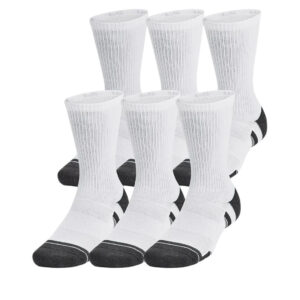 6PACK ponožky Under Armour bílé (1386242 101) XL