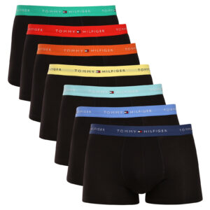7PACK pánské boxerky Tommy Hilfiger černé (UM0UM03895 06P) M