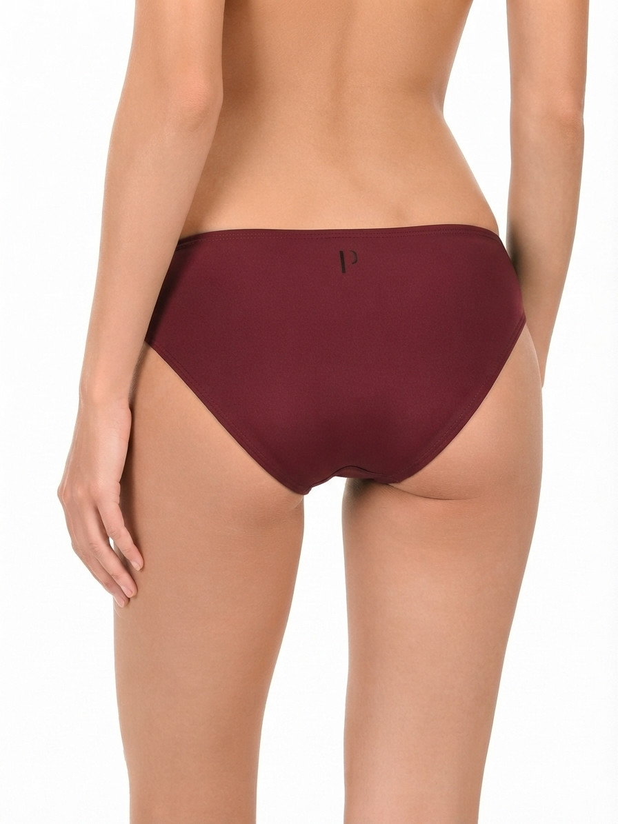 Dámské menstruační plavky Pietro Filipi Femme nízké heavy červené spodní díl (1PUWH1) 3XL - Obrázek 2