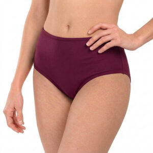 Dámské menstruační plavky Pietro Filipi vysoké heavy červené spodní díl (1PUWR3) L