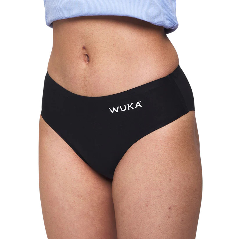 Dívčí menstruační kalhotky Wuka Stretch Seamless Heavy Flow bezešvé černé (WSSHFB) 8-12 let - Obrázek 2
