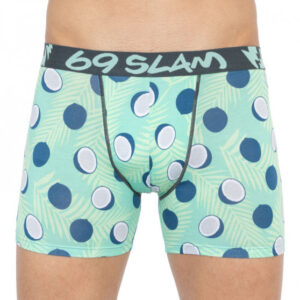 Poškozený obal - Pánské boxerky 69SLAM fit bamboo coco blue (MPBCOB-BB) M