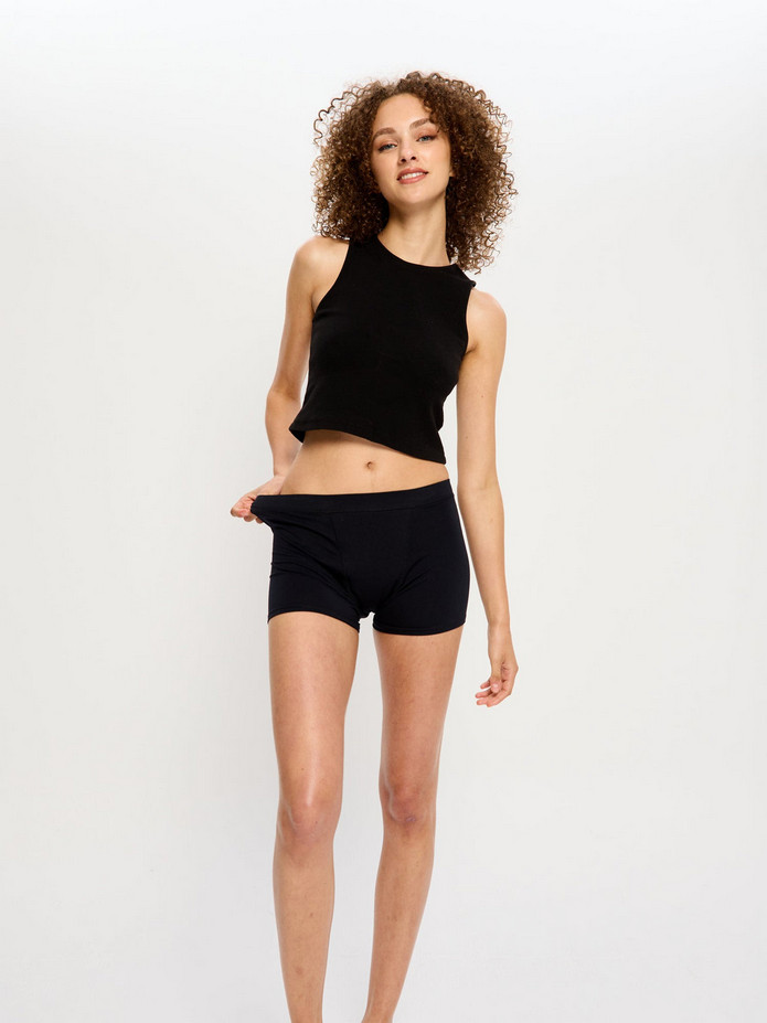 2PACK menstruační kalhotky Modibodi Soft Stretch Seamless Boyshort Super (2MKMSSSBS) S - Obrázek 2