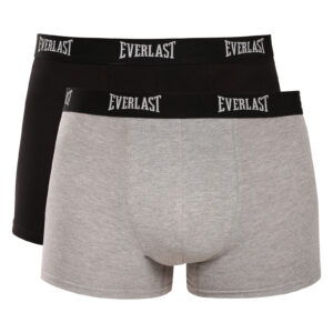 2PACK pánské boxerky Everlast vícebarevné (BM002-black/grey) XXL