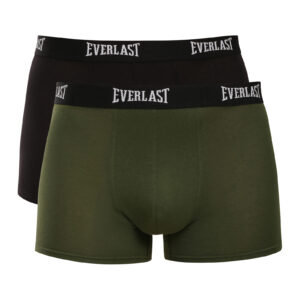 2PACK pánské boxerky Everlast vícebarevné (BM002-black/khaki) M