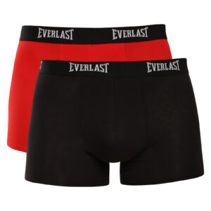 2PACK pánské boxerky Everlast vícebarevné (BM002-black/red) M