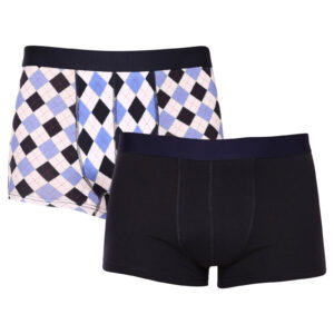 2PACK pánské boxerky Molvy vícebarevné (MP-1069-BEU) M