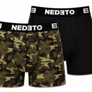 2PACK pánské boxerky Nedeto vícebarevné (2NBV24) L