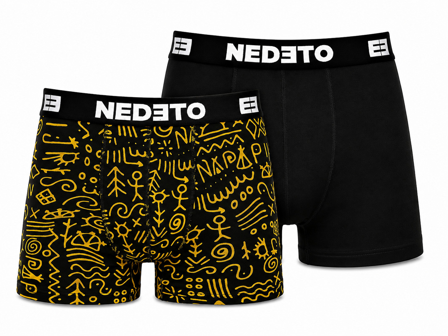 2PACK pánské boxerky Nedeto vícebarevné (2NBV25) L