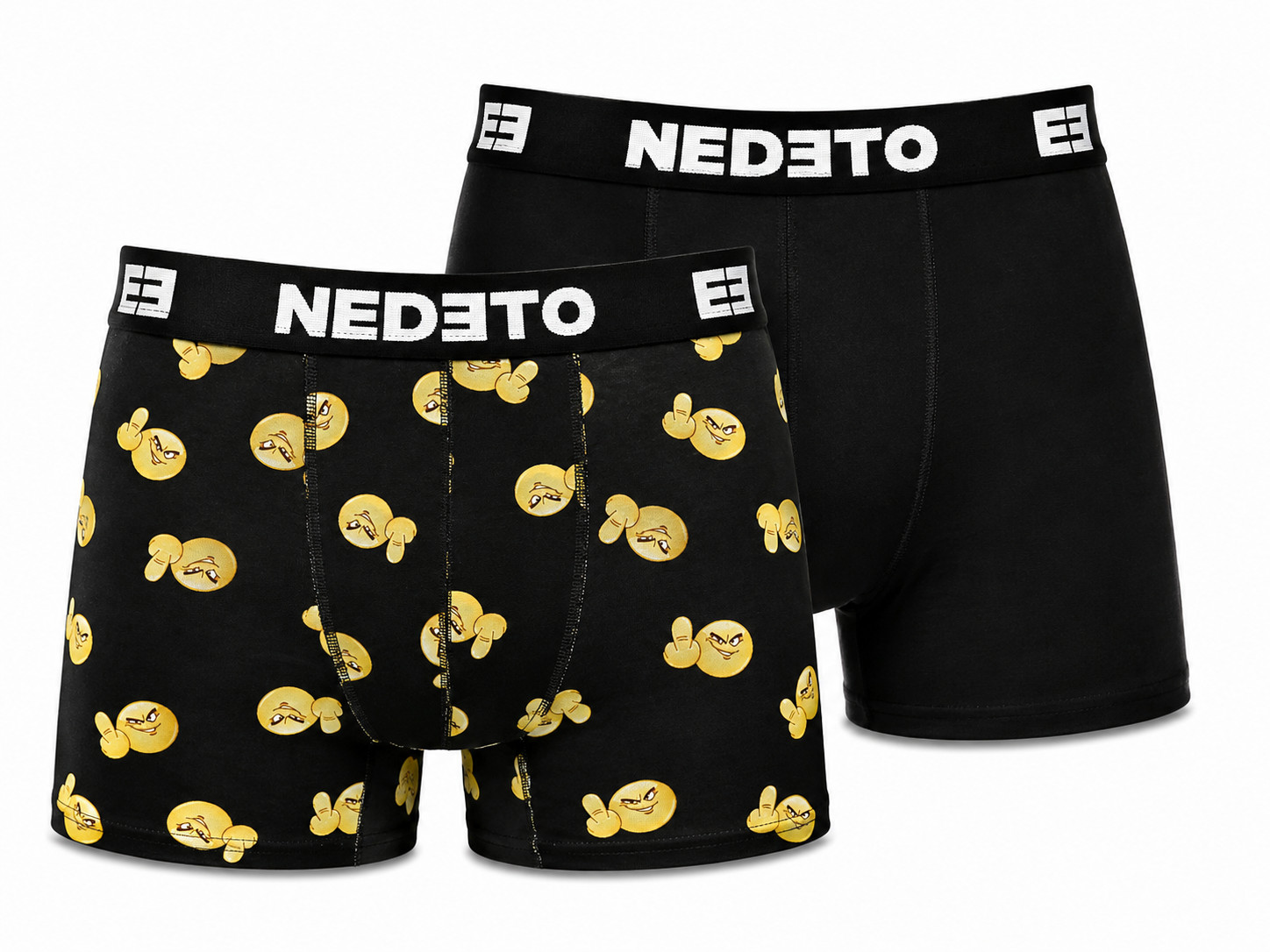 2PACK pánské boxerky Nedeto vícebarevné (2NBV26) L
