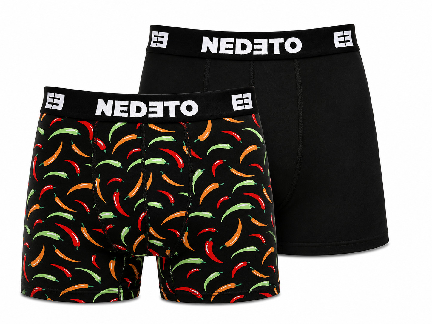 2PACK pánské boxerky Nedeto vícebarevné (2NBV27) L