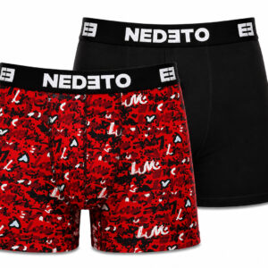 2PACK pánské boxerky Nedeto vícebarevné (2NBV28) L