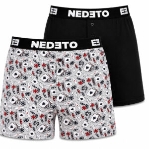 2PACK pánské trenky Nedeto vícebarevné (2NGV09) L