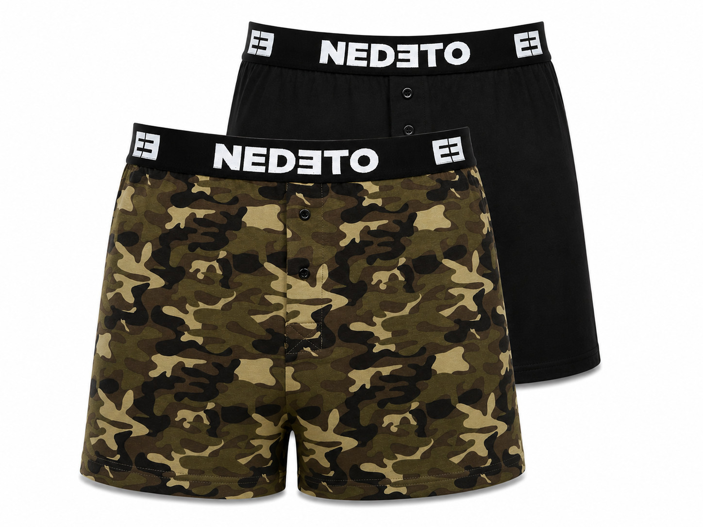 2PACK pánské trenky Nedeto vícebarevné (2NGV10) L
