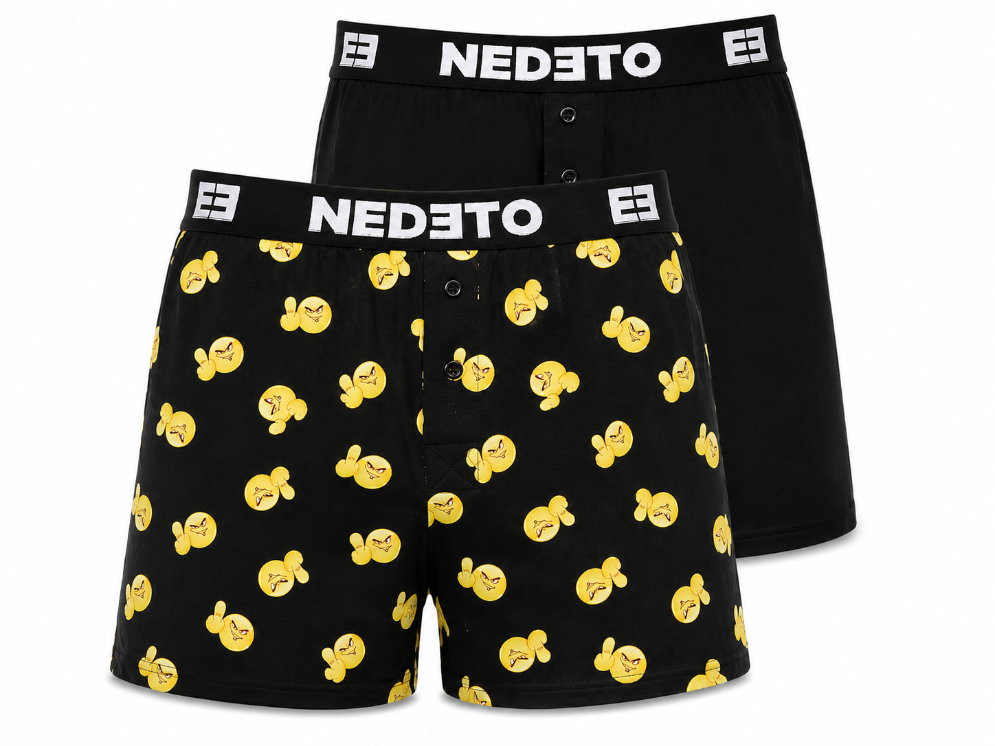 2PACK pánské trenky Nedeto vícebarevné (2NGV11) L
