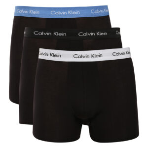 3PACK pánské boxerky Calvin Klein černé (NB1770A-J7B) M