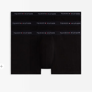 3PACK pánské boxerky Tommy Hilfiger černé nadrozměr (UM0UM03897 0WE) 5XL