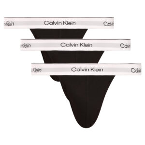 3PACK pánské jocksy Calvin Klein černé (NB4382-UB1) L