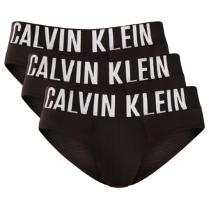 3PACK pánské slipy Calvin Klein černé (NB4663-UB1) M