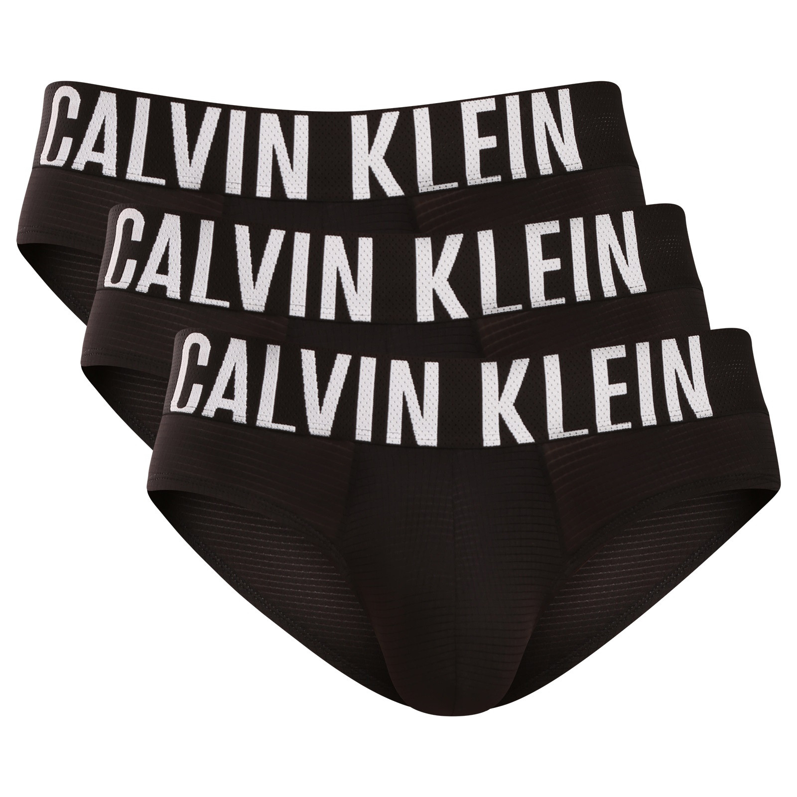 3PACK pánské slipy Calvin Klein černé (NB4663-UB1) M