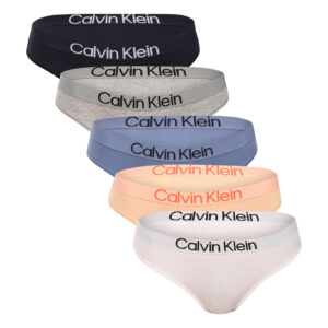 5PACK dámské kalhotky Calvin Klein vícebarevné (QD5332-3CA) S