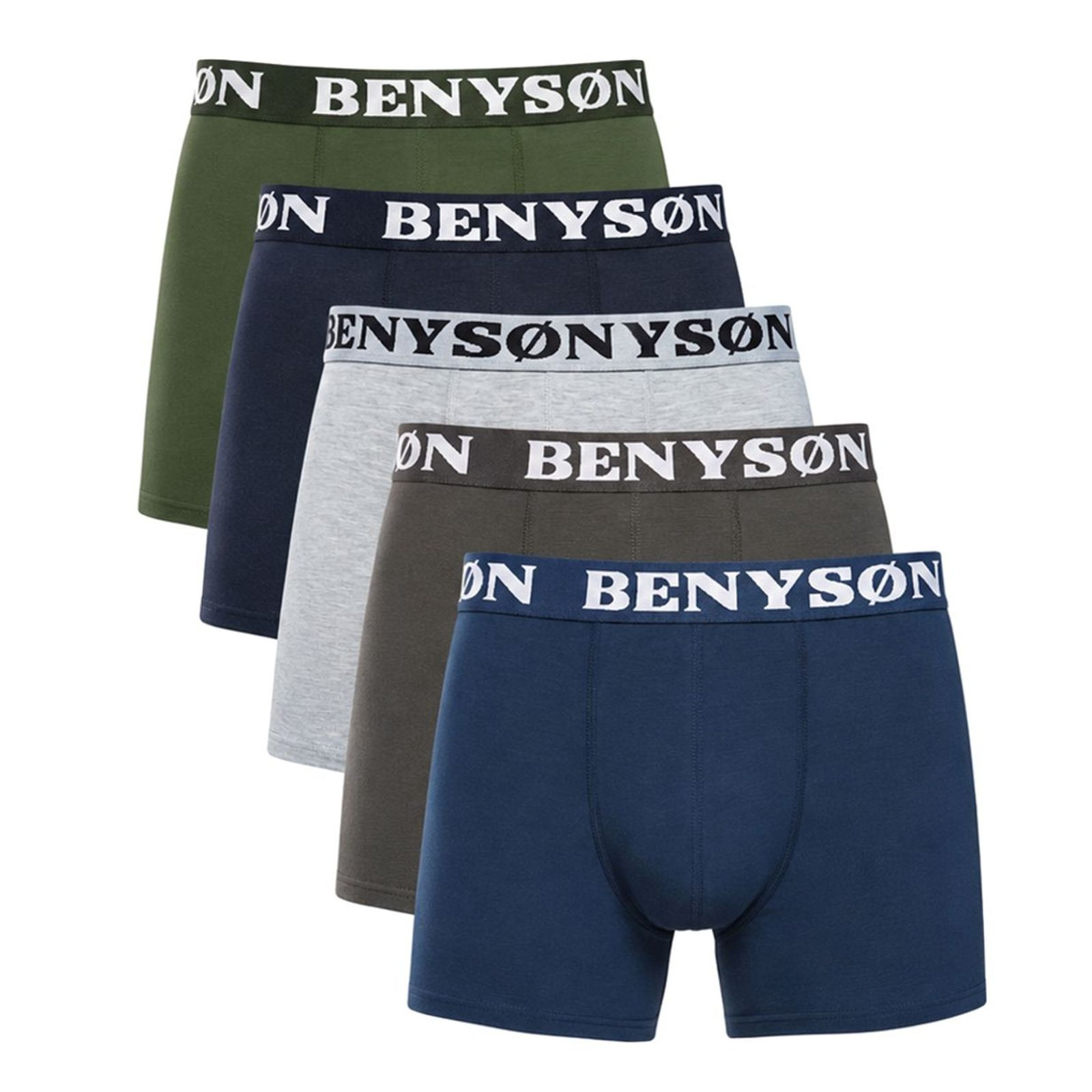5PACK pánské boxerky Benysøn vícebarevné (4001) M
