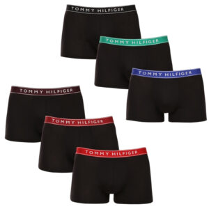 6PACK pánské boxerky Tommy Hilfiger černé (UM0UM03457 0VR0VD) M