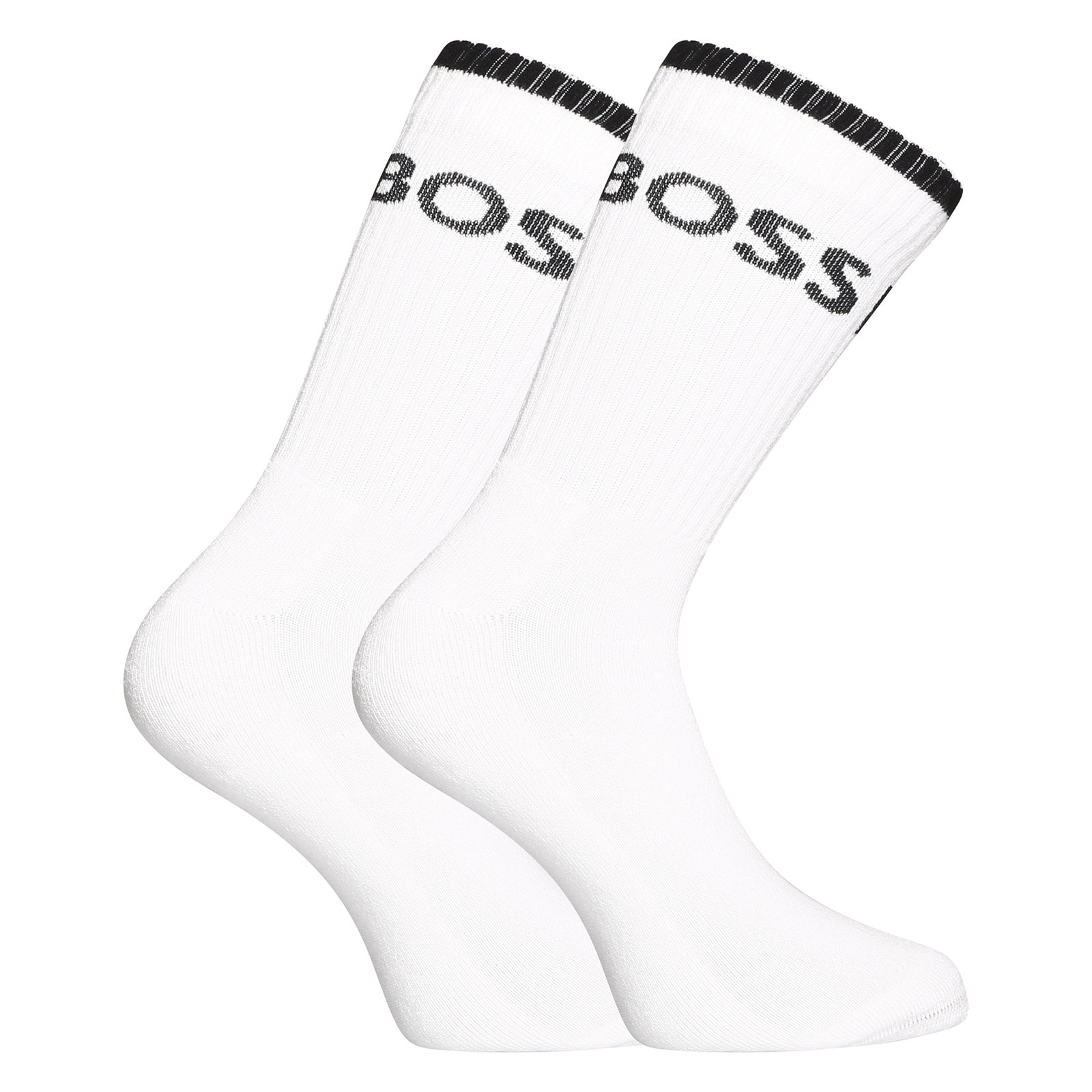 6PACK ponožky BOSS vysoké bílé (50510168 100) L - Obrázek 2