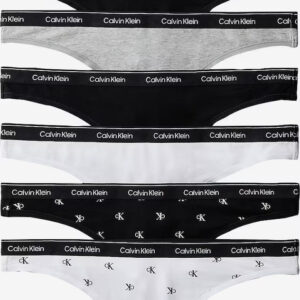 7PACK dámská tanga Calvin Klein vícebarevná (QD5319-H1G) XS
