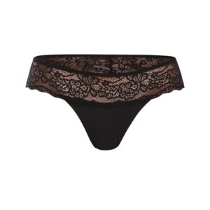Dámské kalhotky brazilky Julimex černé (salsa-black) XL