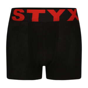 Dětské boxerky Styx sportovní guma černé (GJ4960) 4-5 let